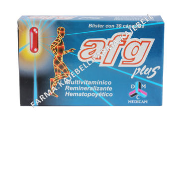 A.F.G. PLUS Vitaminas y Minerales C/30 Capsulas