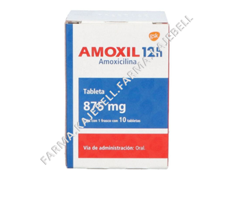 AMOXIL 12HR 875 Mg. C/10 Tabletas