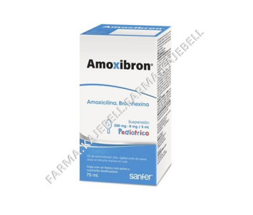 AMOXIBRON SUSP 250/8 Mg/5 Ml. Frasco 75 Ml