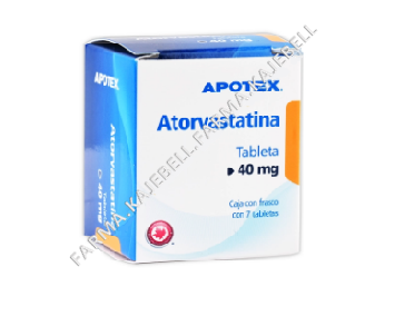 ATORVASTATINA 40 Mg. C/ 7 Tabletas