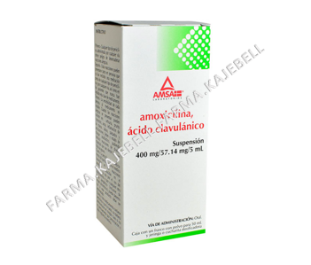 AMOXI./AC.CLAVCO. SUSP. 400-57.14 Mg/5 Ml. Frasco 50 Ml