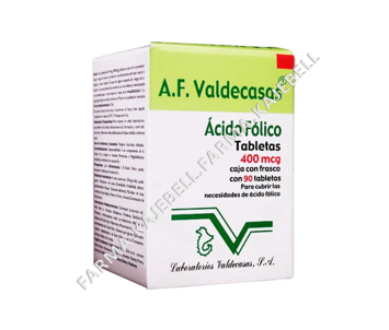 A.F. VALDECASAS 400 Mcg C/90 Tabletas