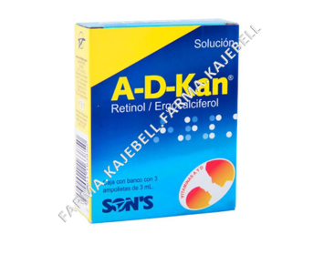 A-D-KAN 6000-400 UI/3 Ml. C/3 Ampulas