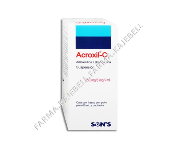 ACROXIL-C 250/8 Mg/5 Ml. Frasco. 60 Ml