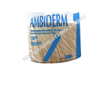 ABATELENGUAS de MADERA Paquete C/500 Piezas